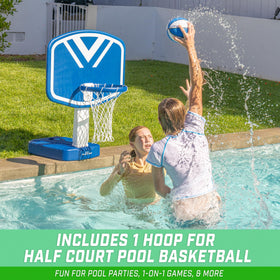 GoSports Splash Hoop weighted bases keep setup stable