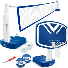 GoSports Splash Hoop basketball setup for pool fun and half-court play
