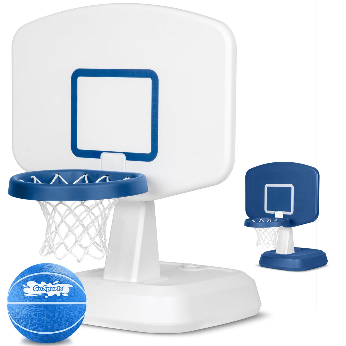 GoSports Splash Hoop Classic backboard white for durable poolside hoops