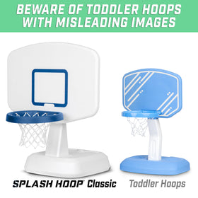 GoSports Splash Hoop Classic preinstalled net enables quick play