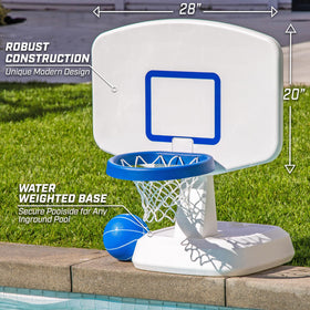 GoSports Splash Hoop Classic 6.5 inch water basketball for pools