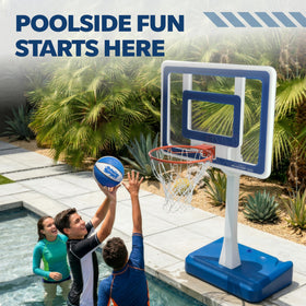GoSports Splash Hoop Elite height adjustment supports players of all sizes.
