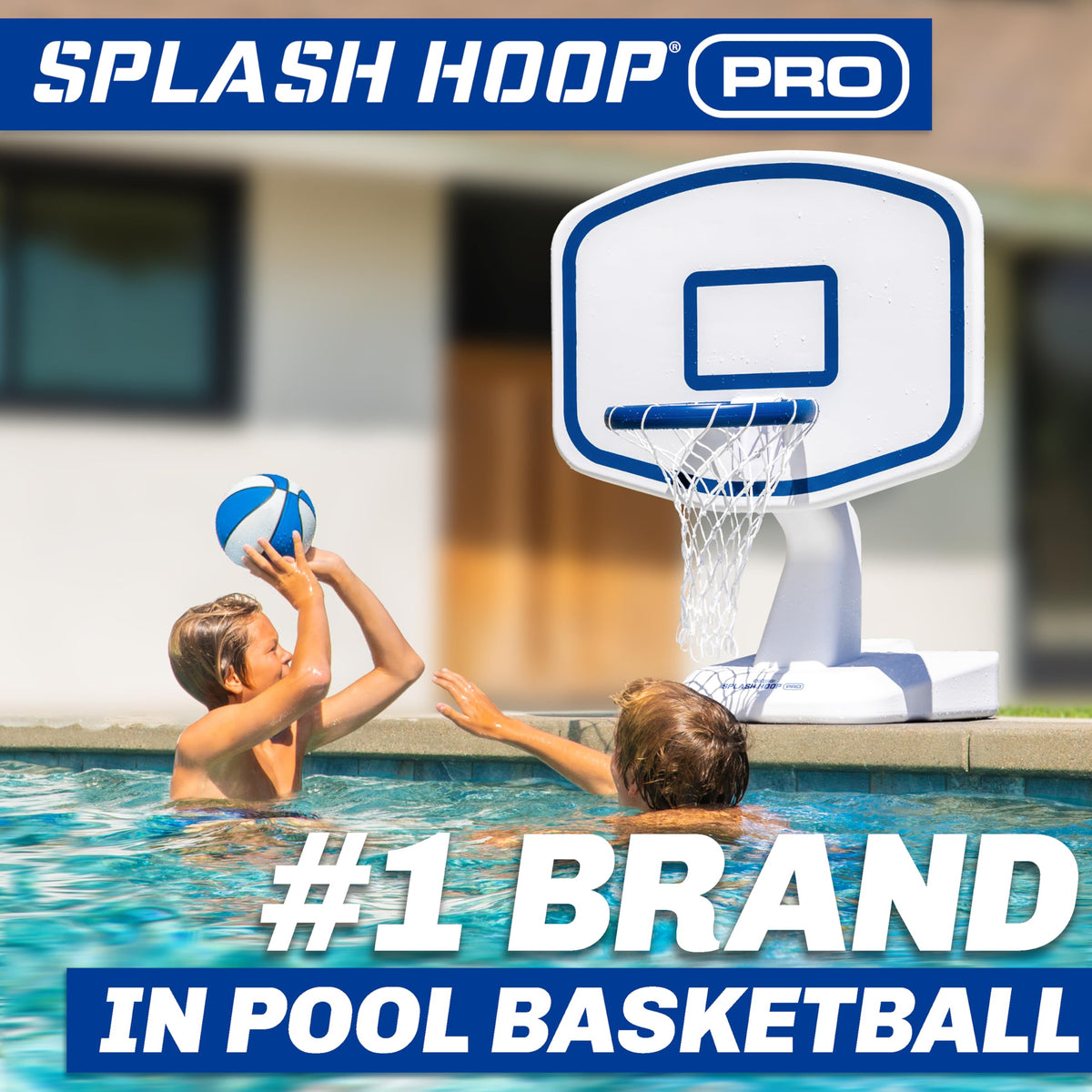 GoSports Splash Hoop PRO 14-inch rim for confident shots over the water