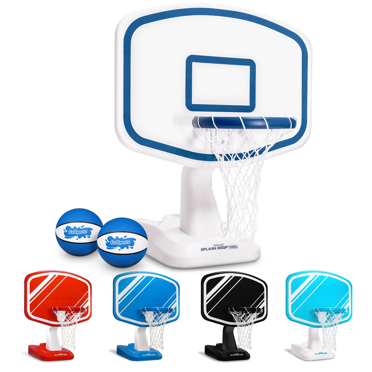 GoSports Splash Hoop PRO backboard 34x25 inches for poolside family fun