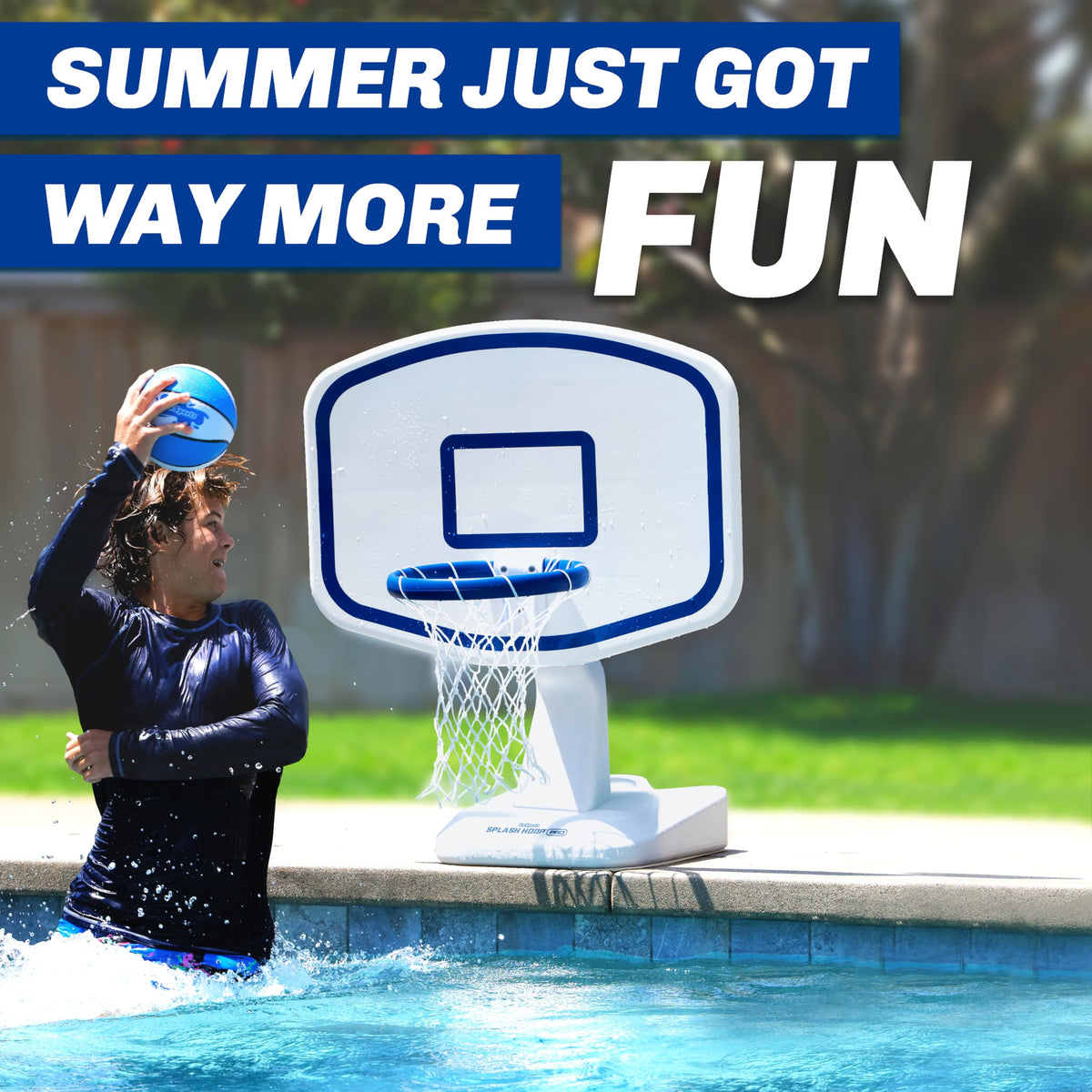 GoSports Splash Hoop PRO USA design signals trusted quality for family fun