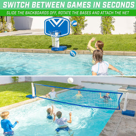 GoSports Splash Hoop rotation design enables fast game switches
