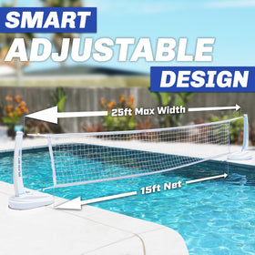 GoSports Splash Net Pro adjustable net fits most inground pools