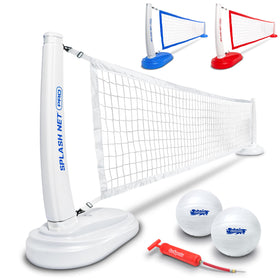 GoSports Splash Net Pro pool net setup demonstrates quick assembly for instant pool play