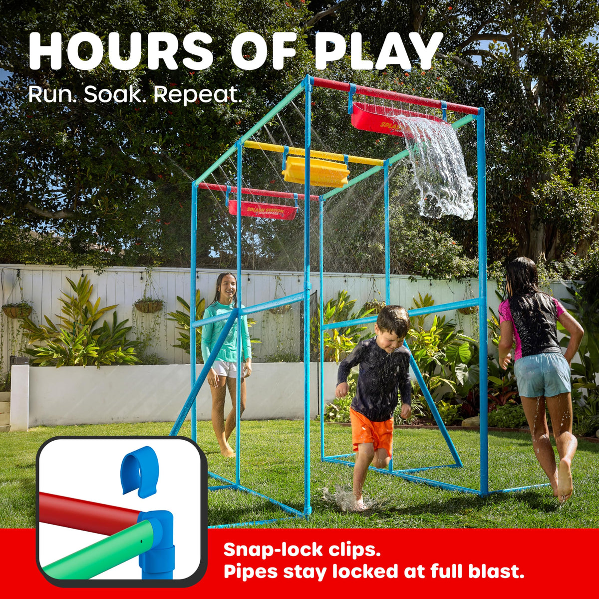 GoSports Splash Station XL backyard setup transforms any outdoor space into a splash zone.