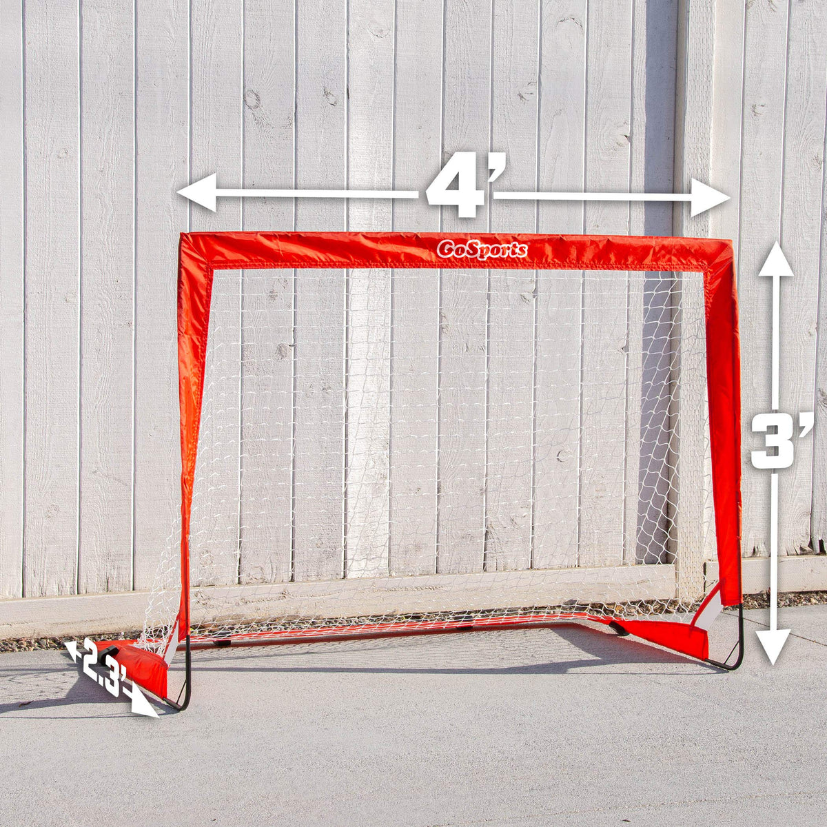 GoSports street hockey set wooden sticks with plastic heads for durability