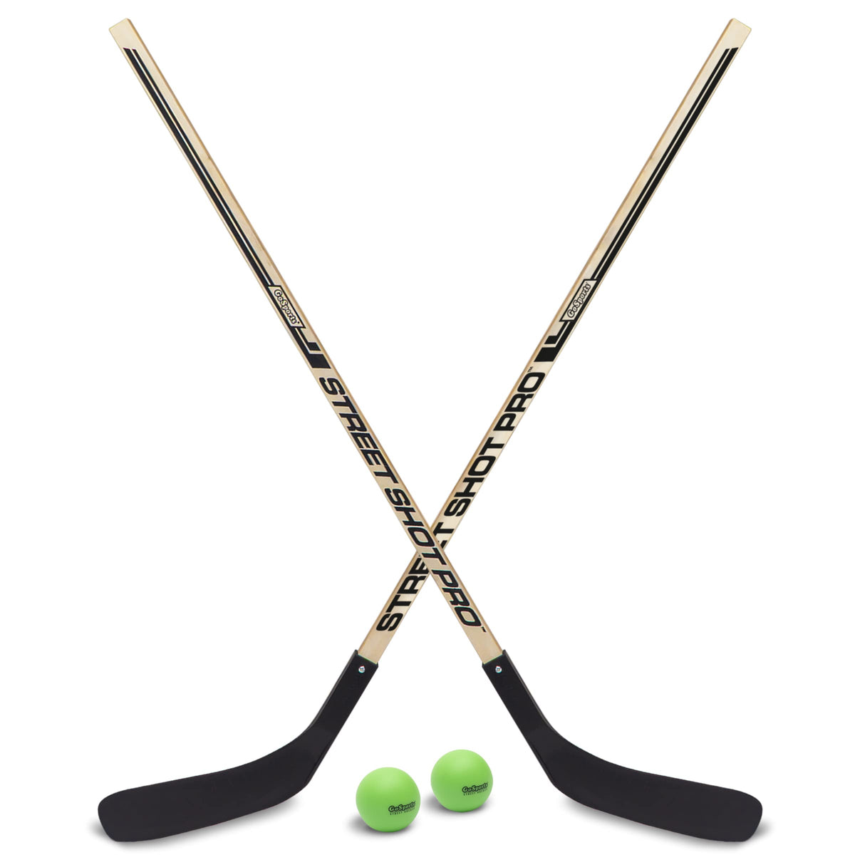 GoSports Street Hockey Stick assembly with screw-in head for quick setup