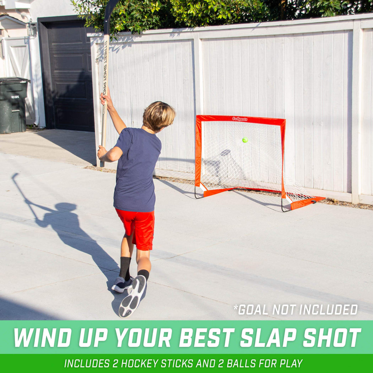 GoSports street hockey stick curved for right or left handed players