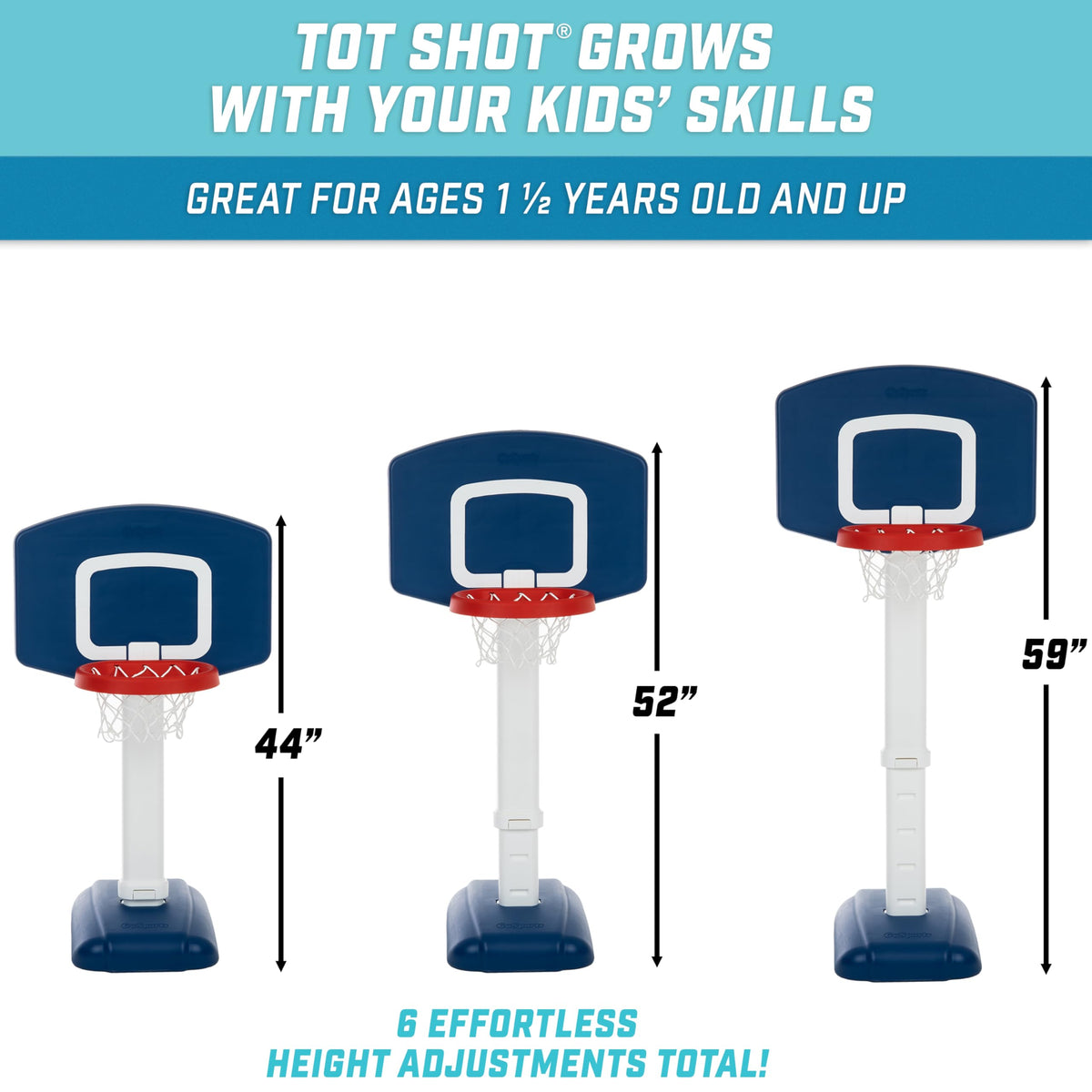 GoSports Tot Shot soft inflatable balls keep play safe.