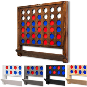 GoSports wall-mounted giant 4-in-a-row board for exciting family game nights
