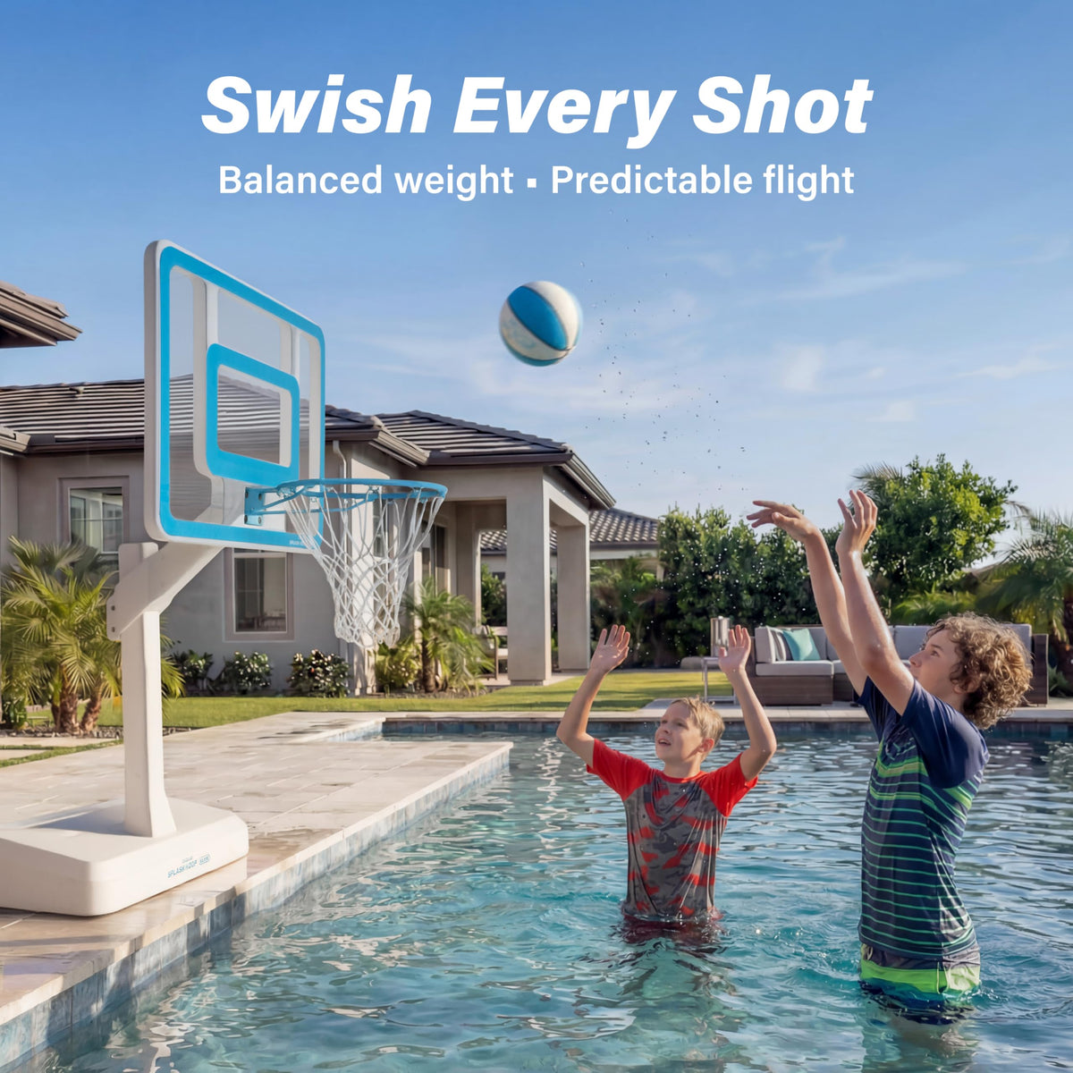 GoSports ball pump included for quick, hassle-free inflation