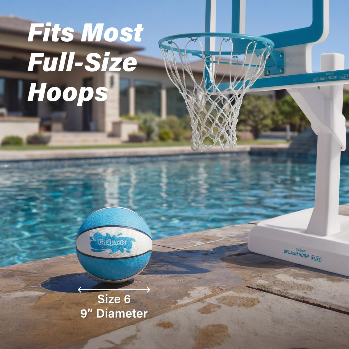 GoSports durable thick-wall construction withstands rough pool games