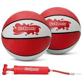 GoSports water basketballs 2-pack, 7-inch diameter, textured grip for confident pool shots