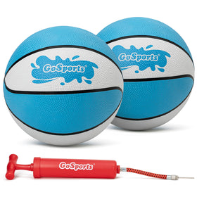 GoSports water basketballs 2-pack ready for pool play and easy retrieval