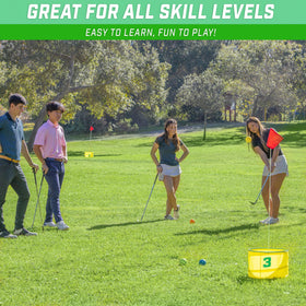 GoSports Yard Links golf clubs not included clarify gear needs