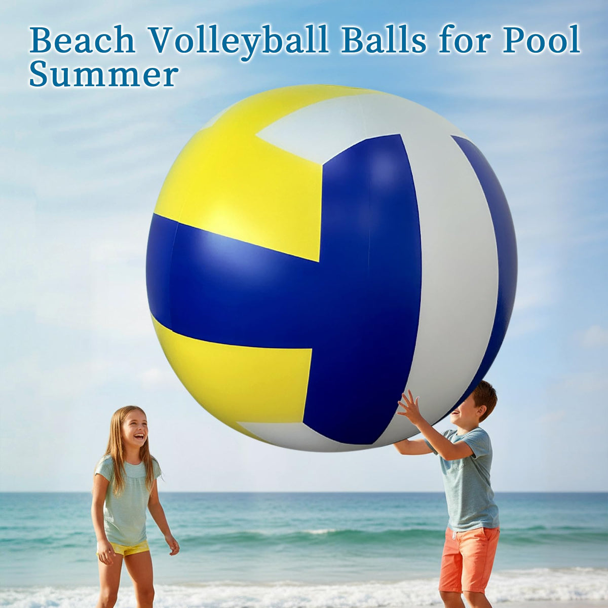 GOSR jumbo beach ball enhances outdoor games and spectator excitement.