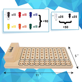 GOTHINK Code Breaker color pegs in vibrant hues for coding.