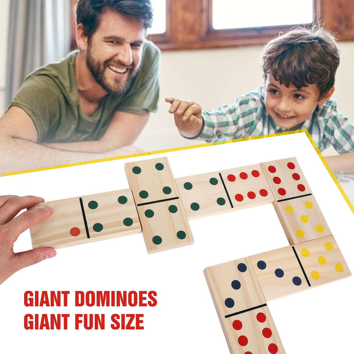 GOTHINK outdoor dominoes set ready for kids and adults