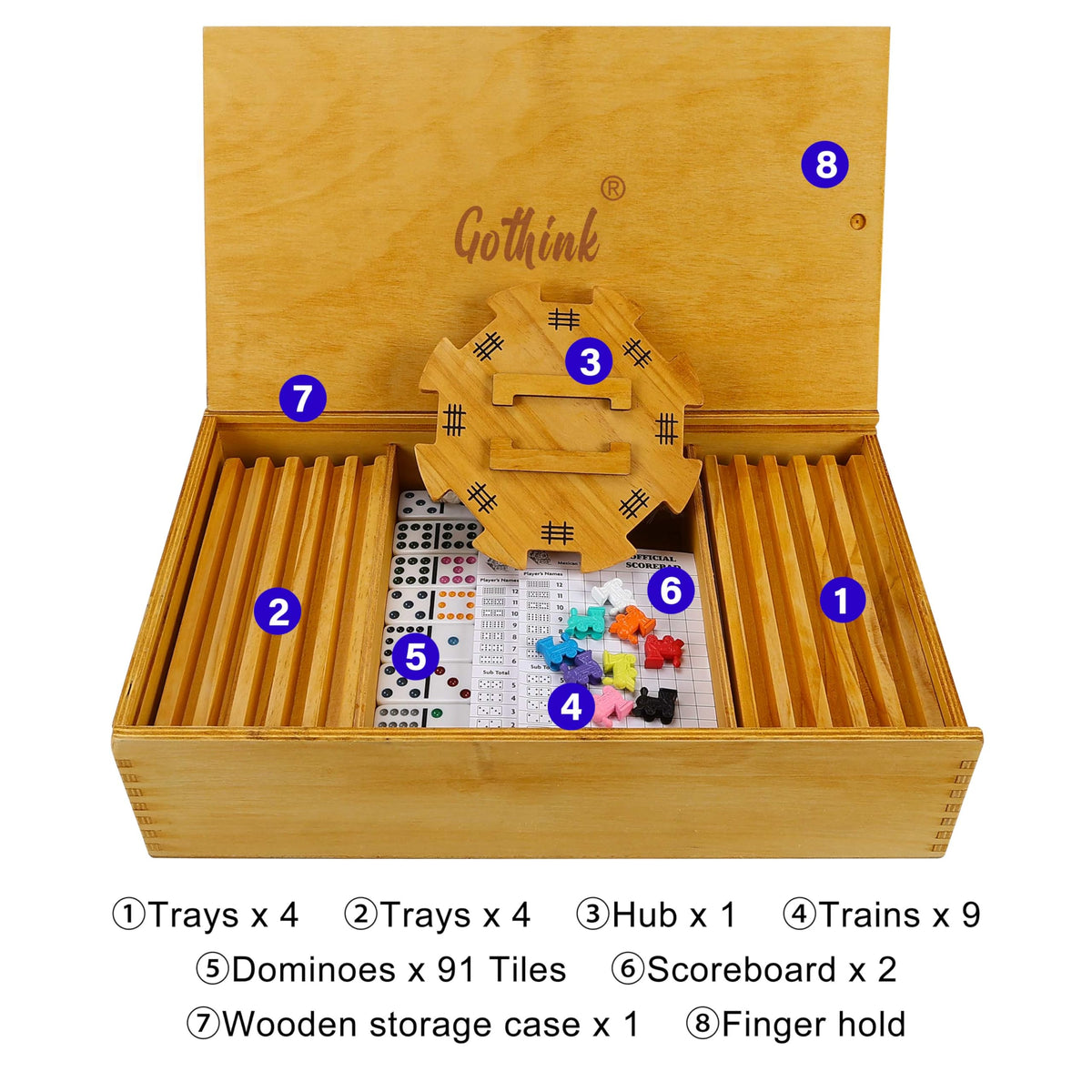 GOTHINK cloth bag for neat storage and travel ready setup
