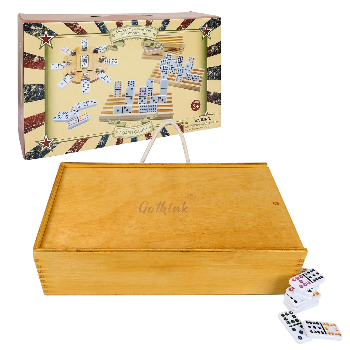 GOTHINK metal trains in vivid colors ready for dynamic play