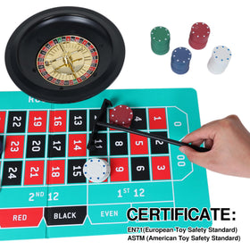 GOTHINK roulette rake for tidy chip management.