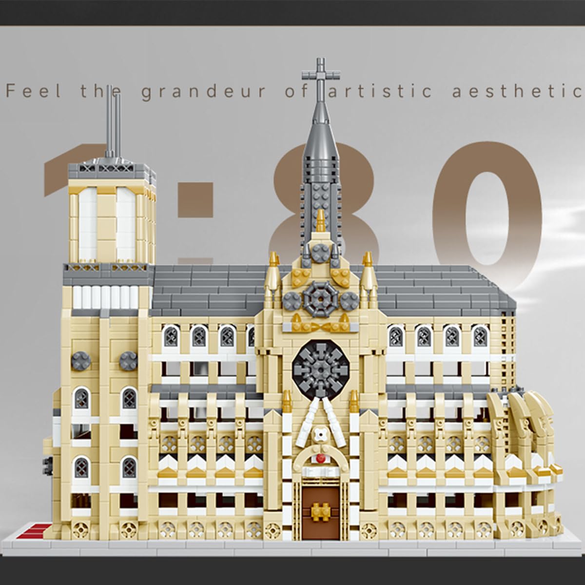 GOTIMON Notre Dame interior close-up showcases planning and puzzle-solving potential.