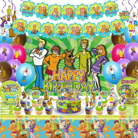 GOTOFUN Scooby-Doo backdrop for a photo-worthy party scene
