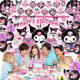 Gotofun disposable tablecloth brightens tables and simplifies cleanup after the party.