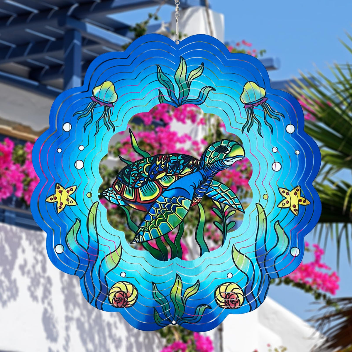 GOTOME Sea Turtle detailed turtle spinner highlights lifelike design for display