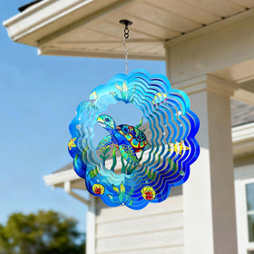 GOTOME Sea Turtle spinner features frosted paint for subtle shine in breeze