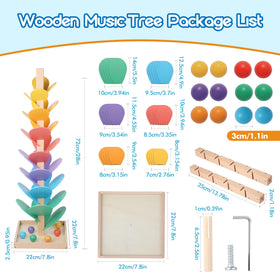 GOTOOFUN rainbow leaves layout showcases color progression for visual tracking.