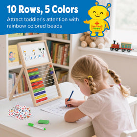 Gotoofun abacus safe finish underscores non-toxic materials and safe design.