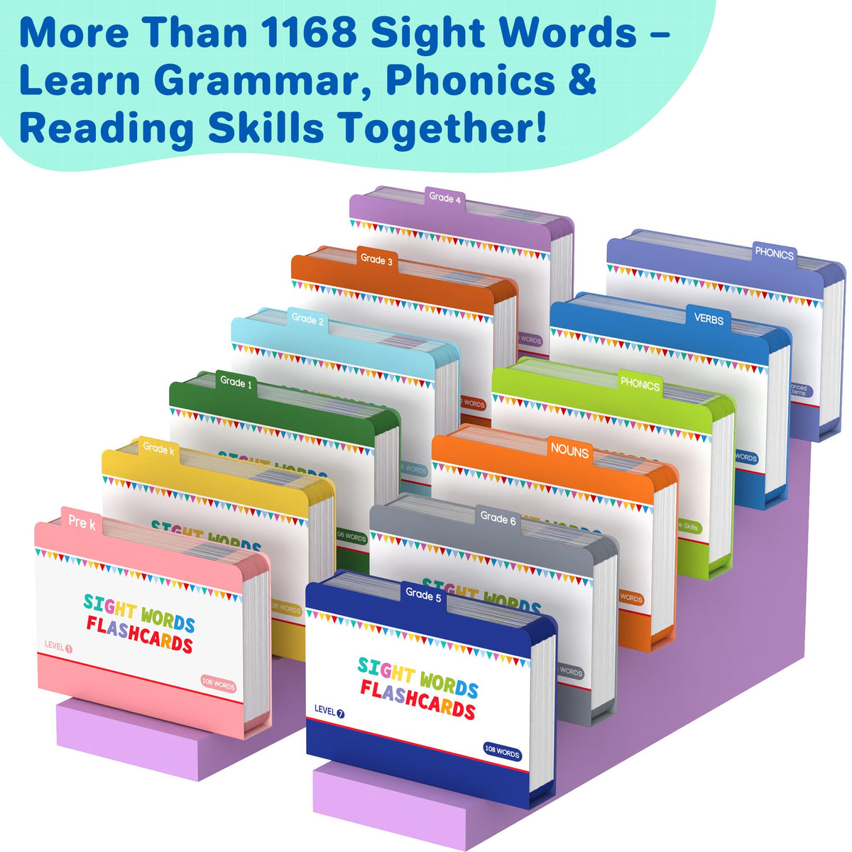 Gotoofun compact storage keeps flash cards organized after activities