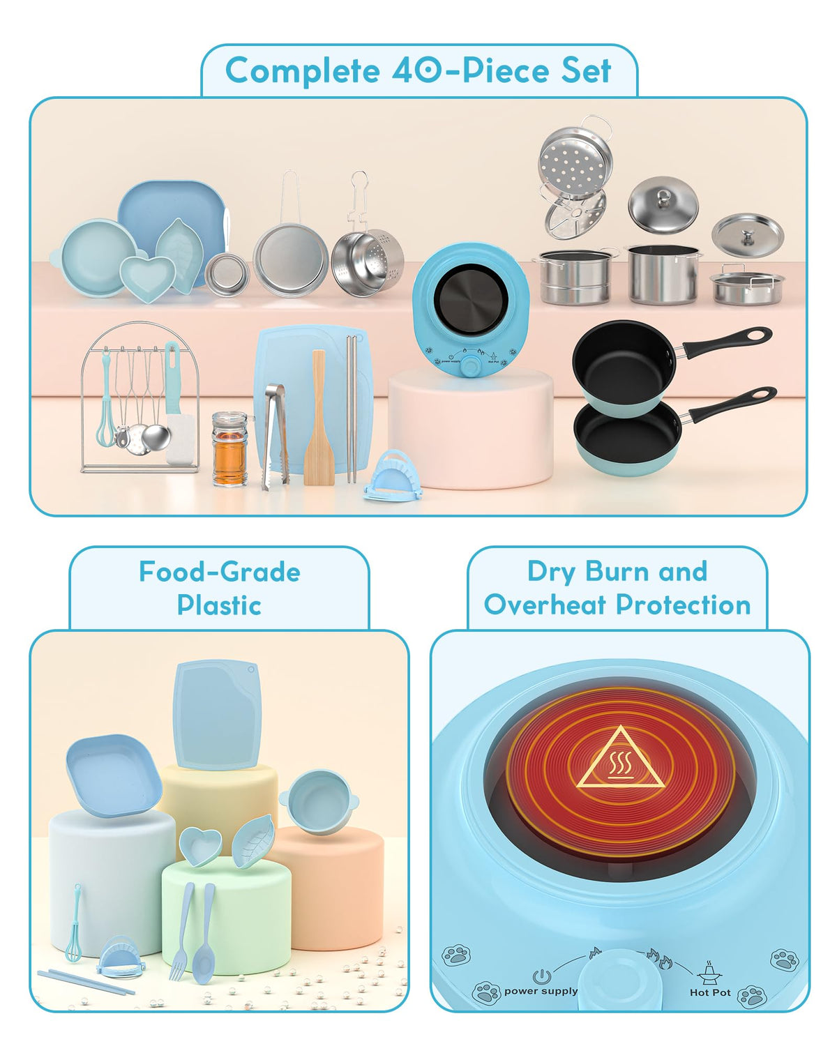 Gotoofun Induction cooker 110V enables safe, supervised cooking with real heat for learning.