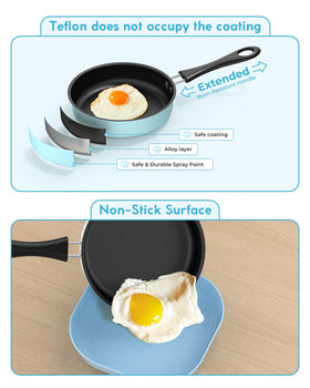 Gotoofun pots, pans, and steamer create versatile meal options and creative play.