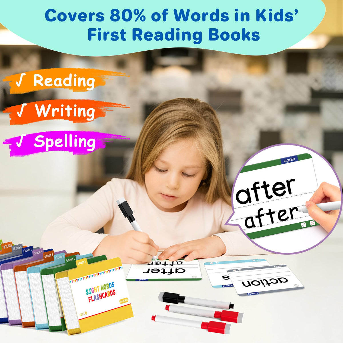 Gotoofun verb cards enable sentence building and reading fluency