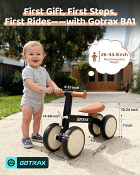 Gotrax Baby Balance Bike lightweight design aids easy transportation.