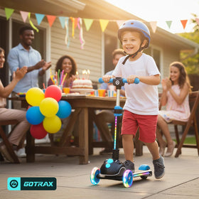 Gotrax SK1 CPC-certified safety and 1-year warranty for peace of mind.