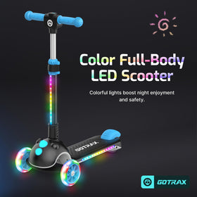Gotrax SK1 foldable lightweight design for easy transport.