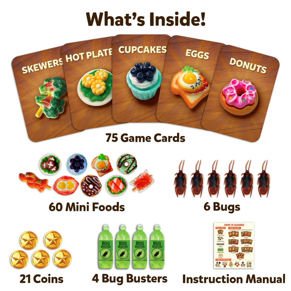 Gouda Games Gone in Seconds instruction manual with quick setup tips