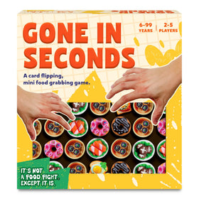 Gouda Games Gone in Seconds top card flip visual for fast reflex play with family