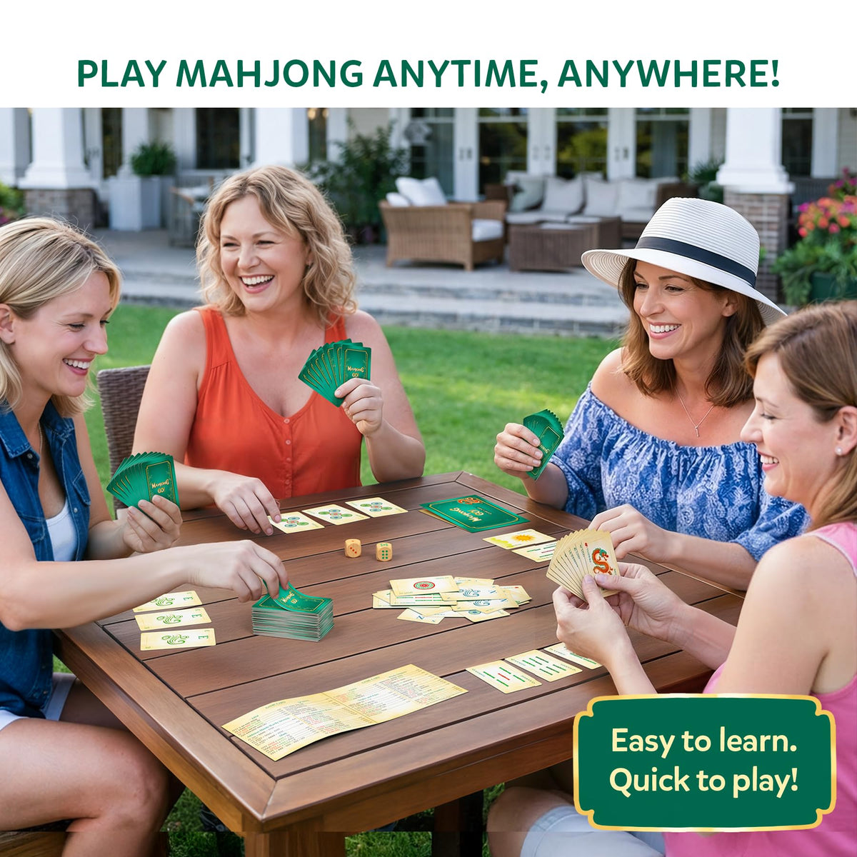 Gouda Games Mahjong Go! blank cards for customizing hands.