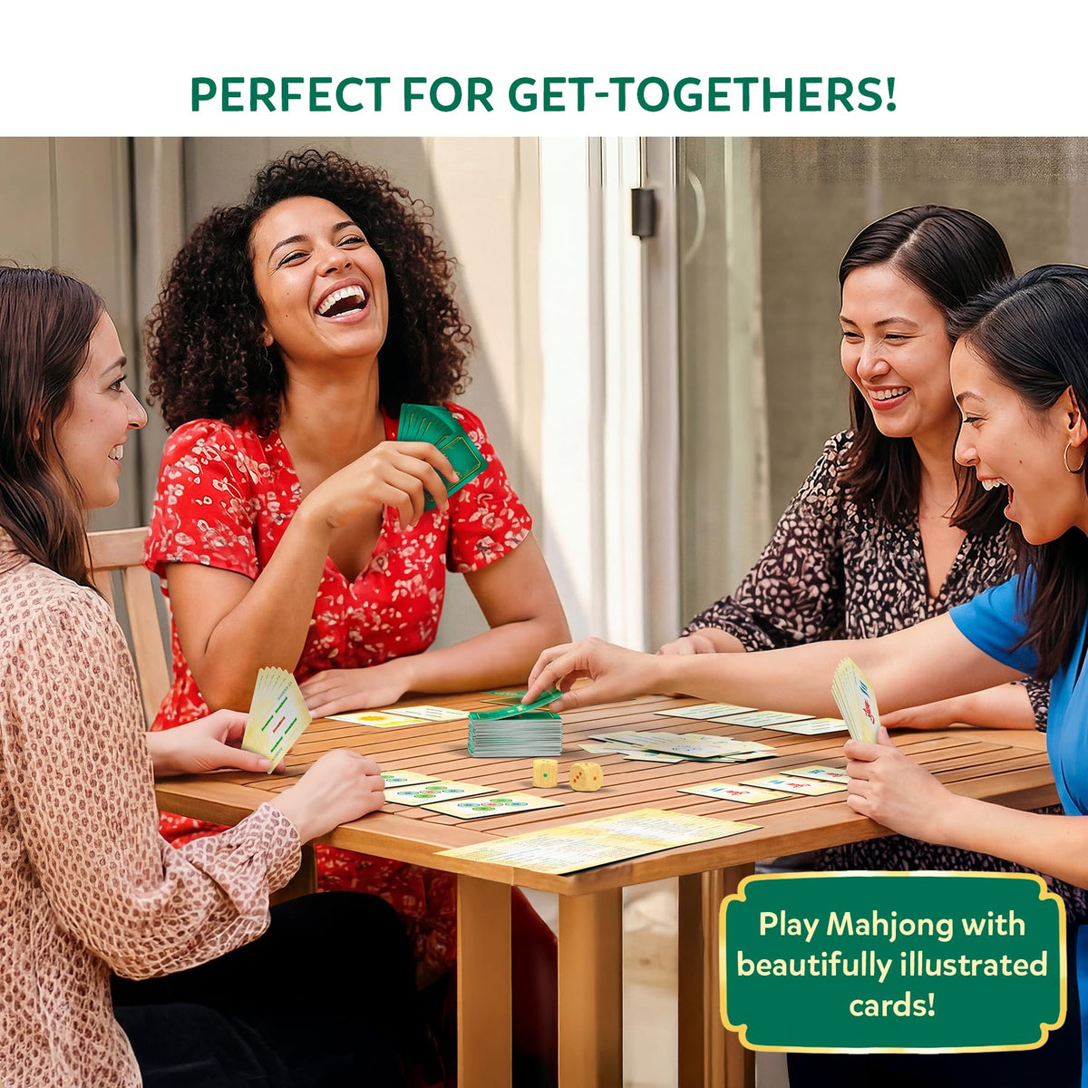 Gouda Games Mahjong Go! QR guide simplifies digital instructions.