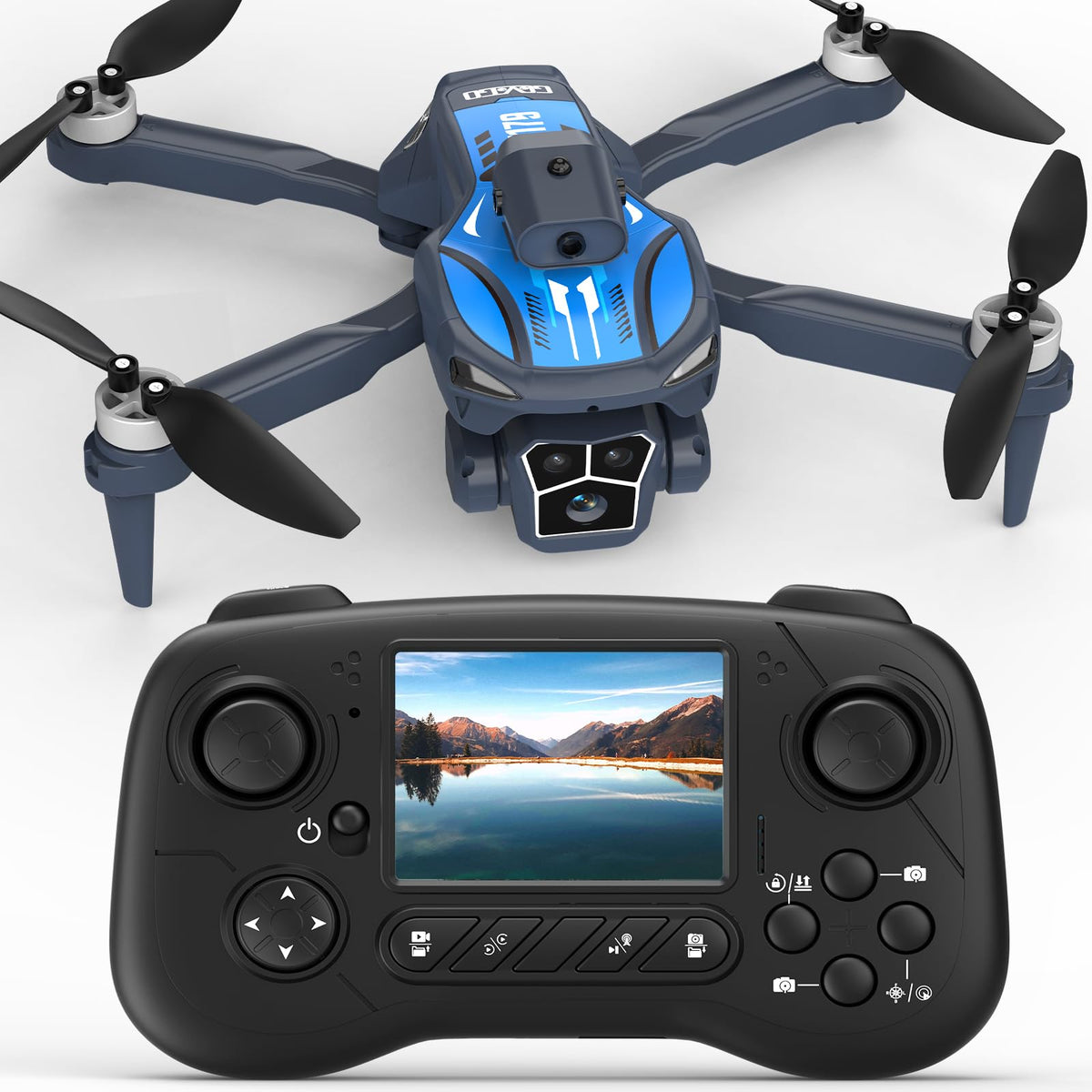 Govogorc F179 drone with foldable arms for compact travel and easy storage.
