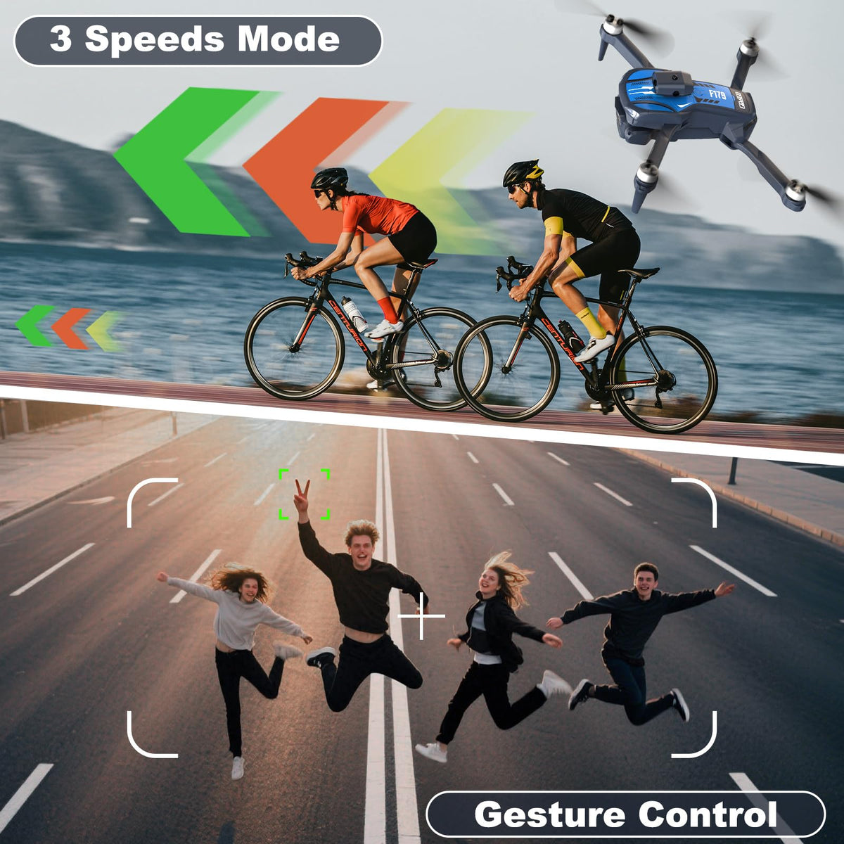 Govogorc F179 drone supports trajectory flight for precise routes.
