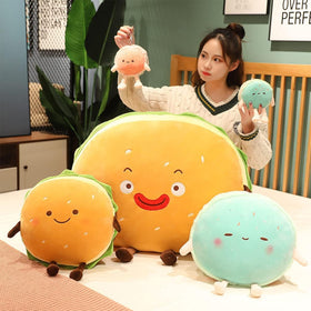 Goylmc hamburger plush ready to gift with attractive presentation